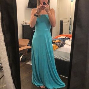 Blue maxi dress